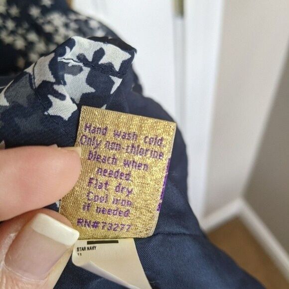 5/$55 Princess Vera Wang stars dress - sheer, lined - NWT - 4th of July - 11 - Picture 9 of 10